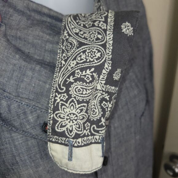 1901 Men's Linen Button Up Shirt Top Size XXL - Picture 4 of 6